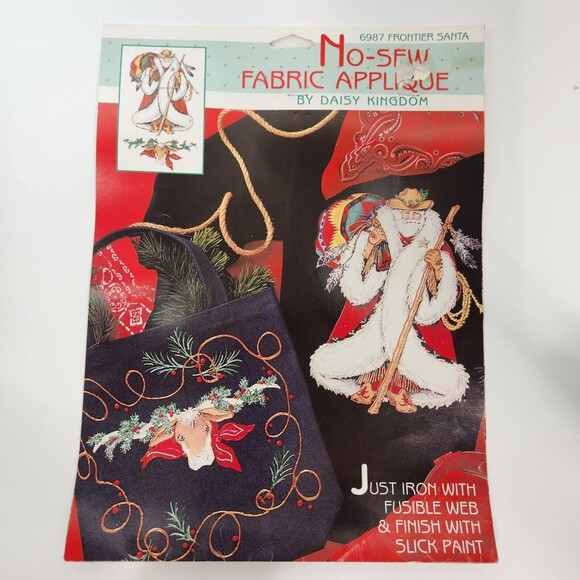 Vintage Daisy Kingdom Christmas Fabric Applique Packs X 4 Theme Sewing Crafting - Picture 8 of 10